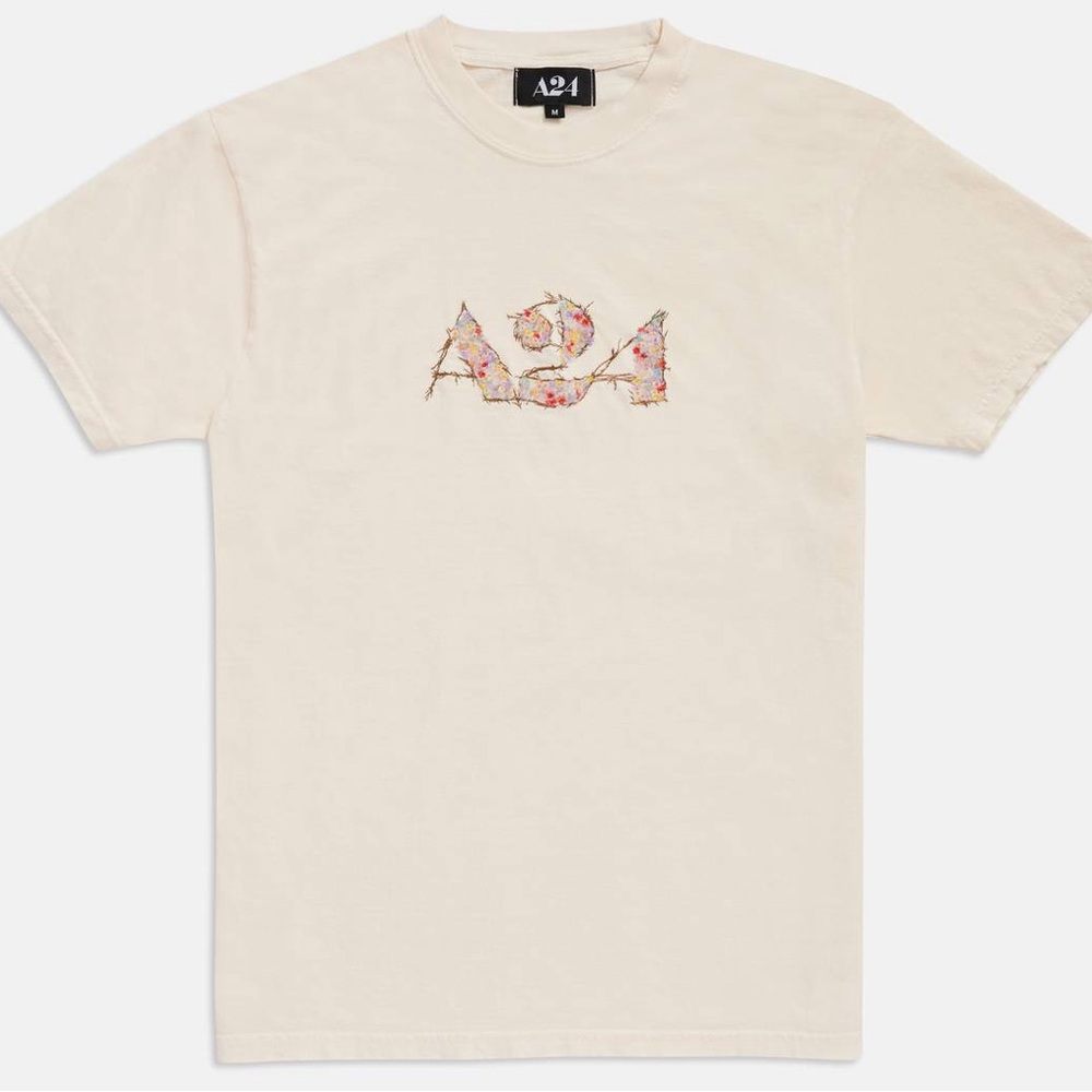 A24 Cream Graphic T-Shirt